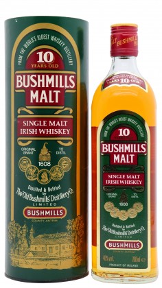 Bushmills Single Malt Irish 10 year old