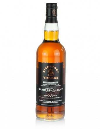 Blair Athol 17 Year Old 2007 Signatory Exceptional Cask Edition #12