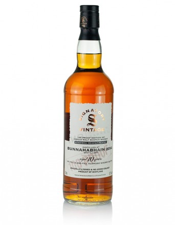 Bunnahabhain (Staoisha) 10 Year Old 2014 Signatory 100-Proof Edition #61