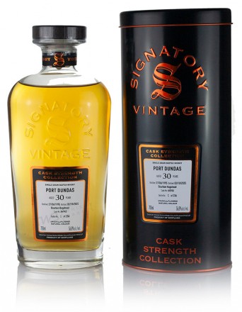 Port Dundas 30 Year Old 1995 Signatory Cask Strength