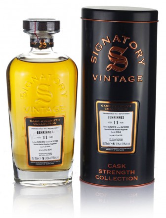 Benrinnes 11 Year Old 2012 Signatory Cask Strength