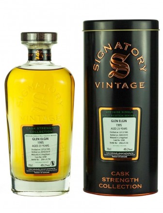 Glen Elgin 23 Year Old 1995 Signatory Cask Strength