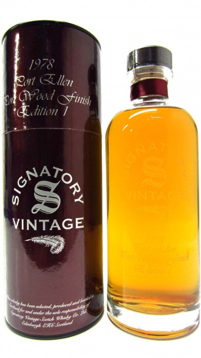 Port Ellen (silent) Signatory Vintage Port Wood Edition 1 1978 24 Year Old