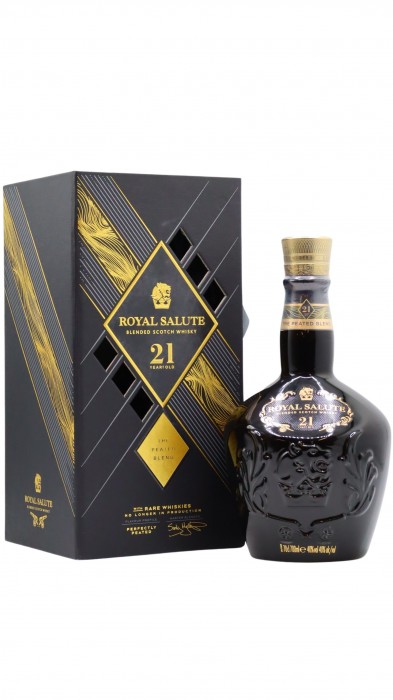 Royal Salute The Peated Blend Black Flagon Blended Scotch 21 year old