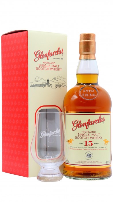 Glenfarclas Glencairn Glass & Highland Single Malt 15 year old