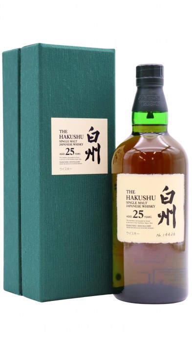 Hakushu Single Malt Japanese 25 year old