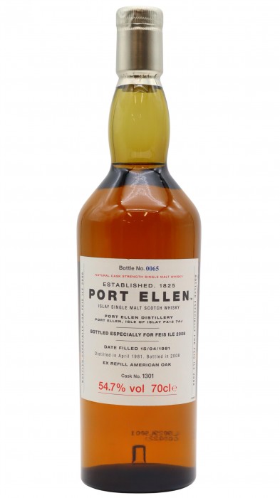 Port Ellen (silent) Feis ile 2008 - 7.5th Release Single Cask 1981 27 Year Old
