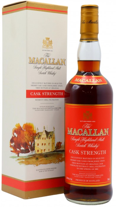 Macallan Cask Strength Red Label