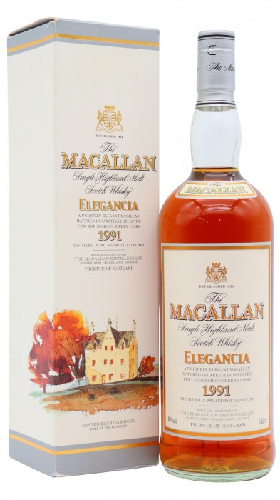 Macallan Elegancia Single Malt Scotch 1991 12 year old