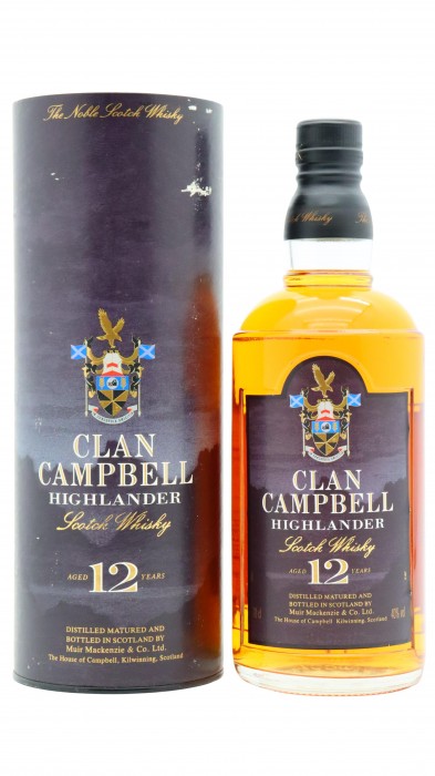 Clan Campbell Highlander Scotch 12 year old
