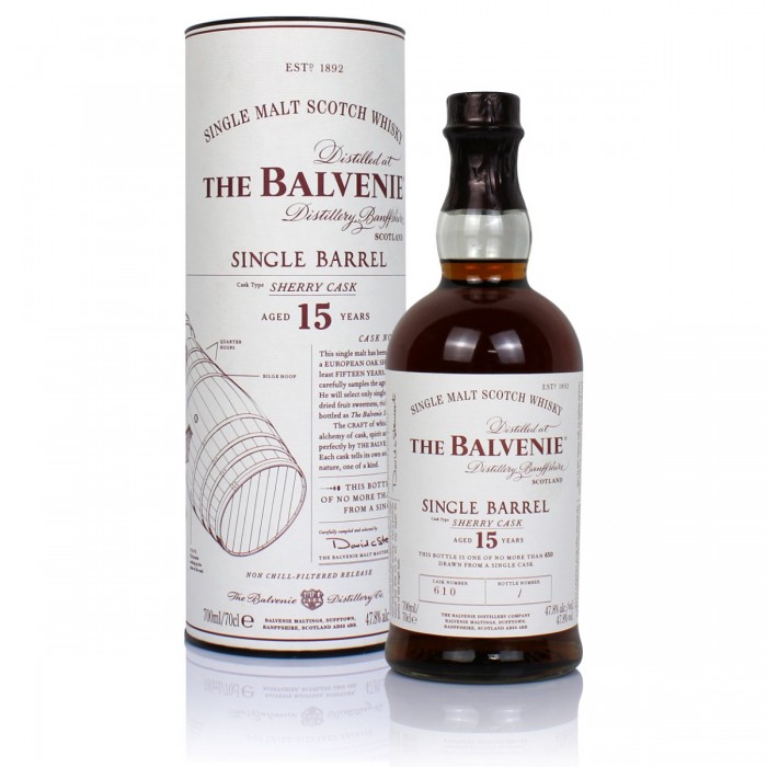 Balvenie 15 Year Old Single Barrel Sherry Cask #610