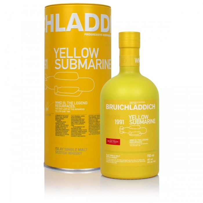 Bruichladdich 1991 Yellow Submarine WMD-III The Legend Resurfaces