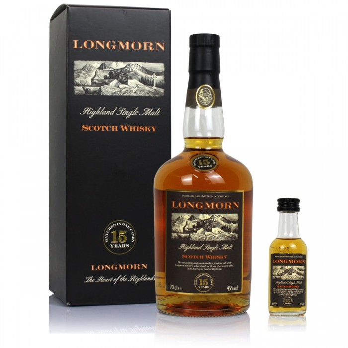 Longmorn 15 Year Old and Miniature