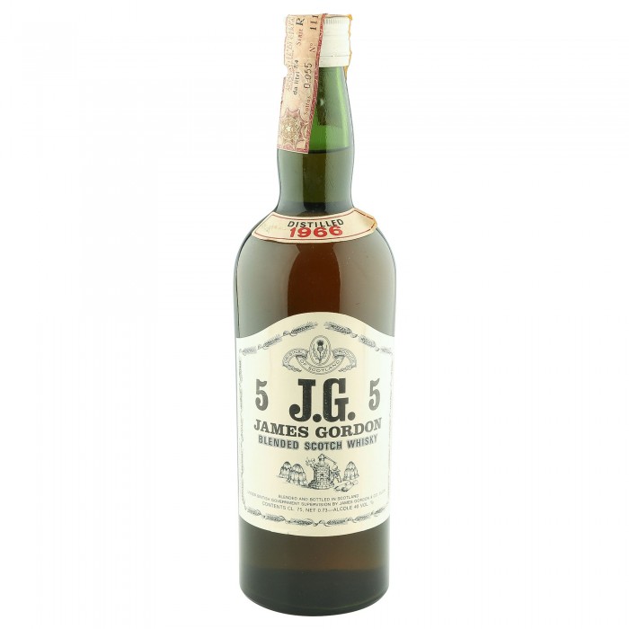 James Gordon 1966 5 Year Old Blended Scotch
