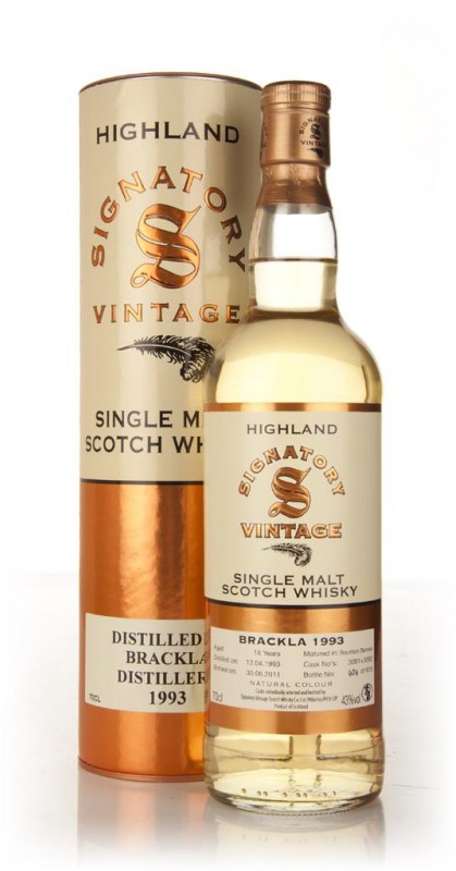 Royal Brackla 18 Year Old 1993 Signatory