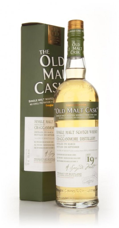 Cragganmore 19 Year Old 1991 Old Malt Cask Douglas Laing