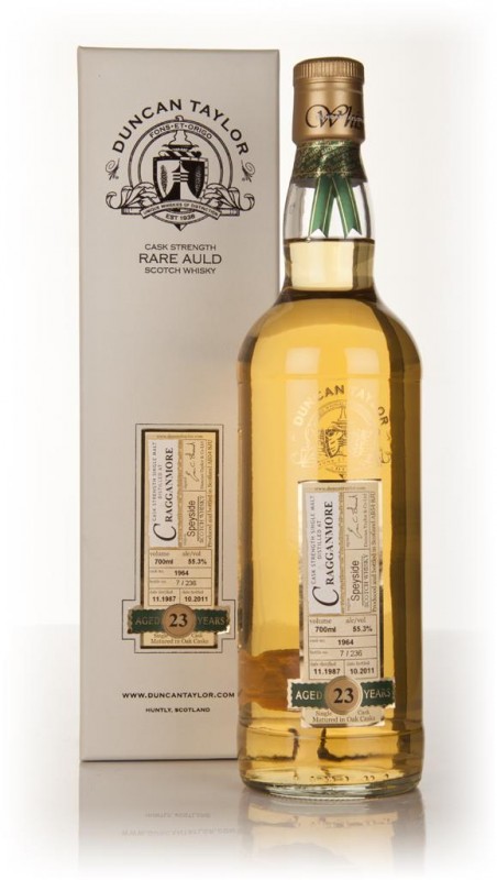 Cragganmore 23 Year Old 1987 Rare Auld Duncan Taylor