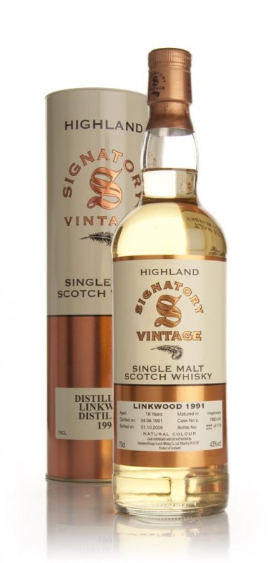 Linkwood 18 Year Old 1991 Signatory