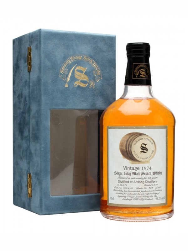 Ardbeg 1974 23 Year Old Cask #1063+65 Signatory