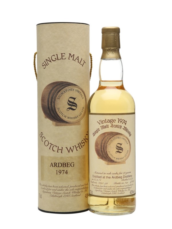 Ardbeg 1974 / 19 Year Old / Cask 4390+91 / Signatory