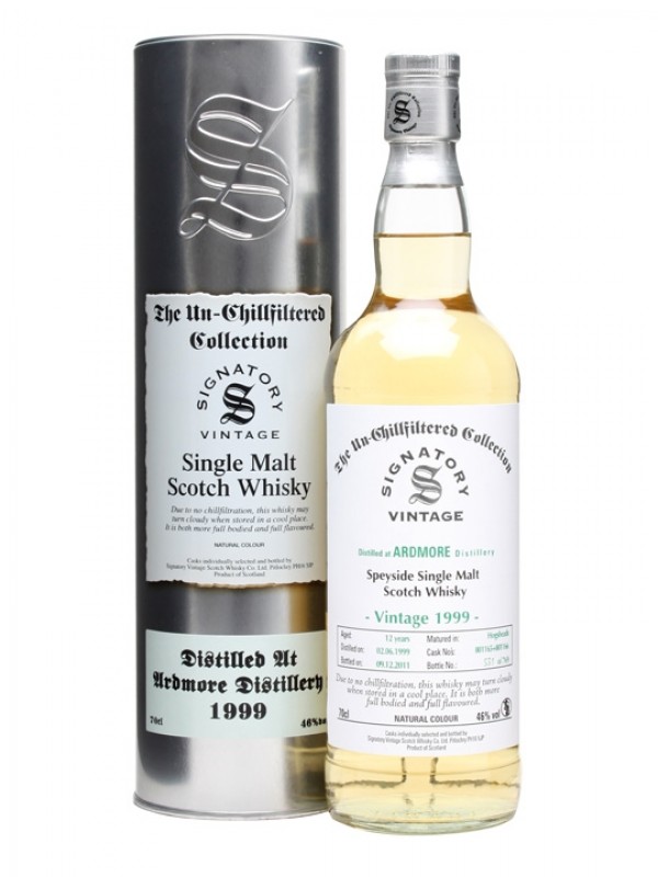 Ardmore 1999 11 Year Old Un Chillfiltered Collection Signatory