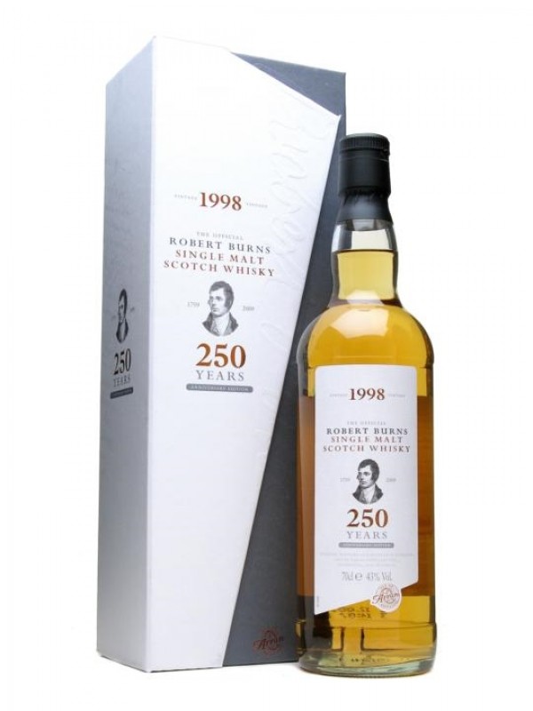 Arran 1998 10 Year Old 250th Anniversary Robert Burns