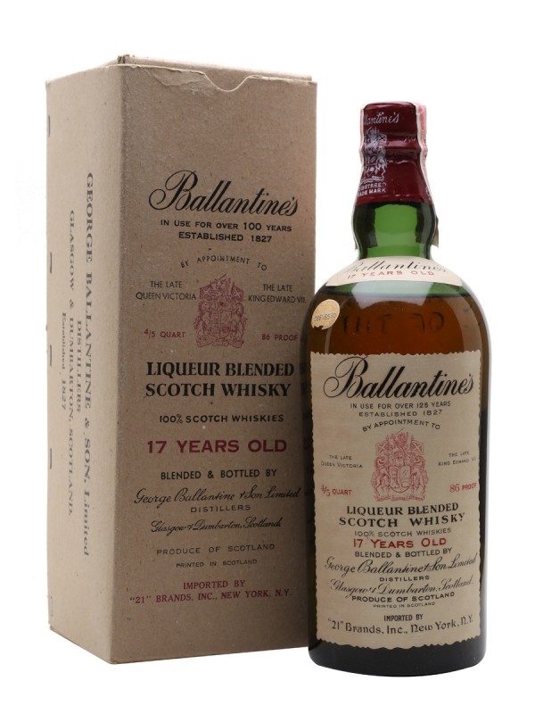 Ballantine's 17 Year Old Bottled 1940s | Blended Scotch Ballantine's 17 Year Old Bottled 1940s | Blended Scotch