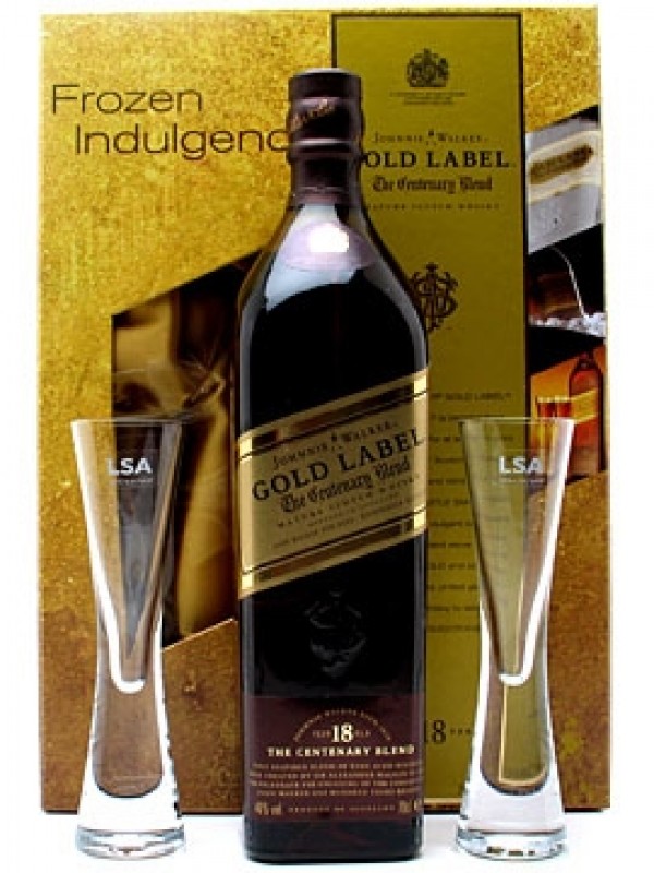 Johnnie Walker 18 Year Old Gold Label Gift Pack | Blended