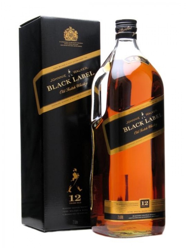 再入荷アイテム Litre 2 Label Black Walker Johnnie Bottle Scotch Blended | ウイスキー