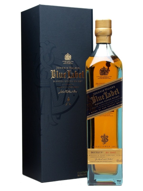 Johnnie Walker Blue Label old packaging