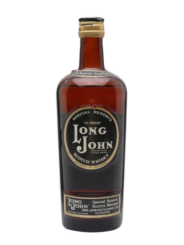 驚きの値段での商品をすべて Long John Special Reserve Bottled 1960s | Blended Scotch ウイスキー