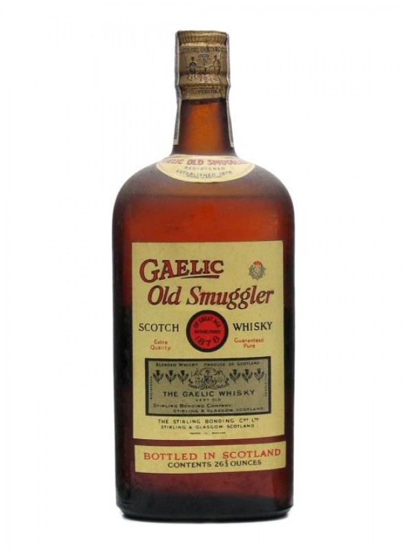 Old Smuggler Gaelic Bottled 1930's