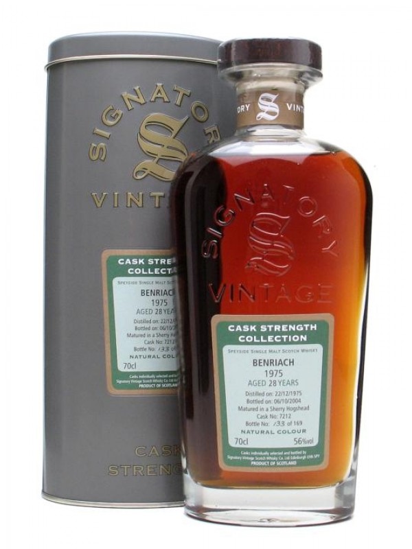 Benriach 1975 28 Year Old Sherry Cask Signatory