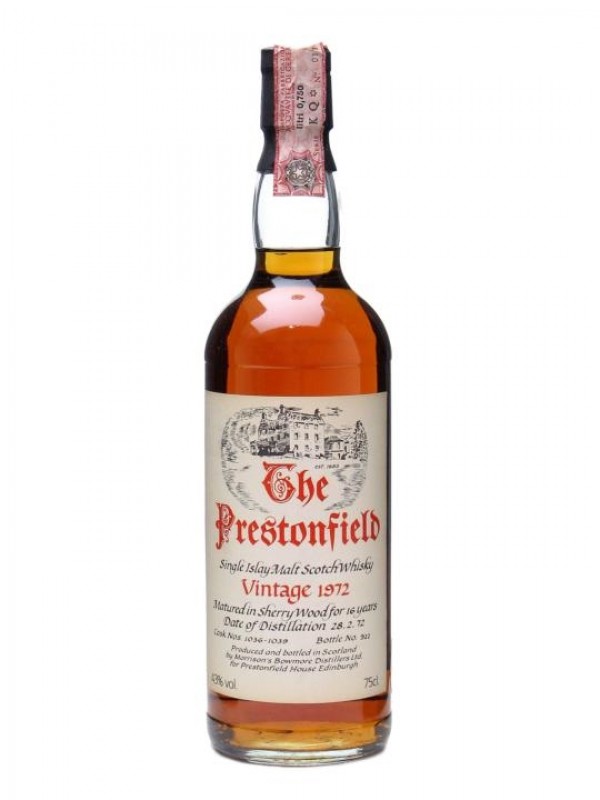 Bowmore 1972 16 Year Old Sherry Cask Signatory