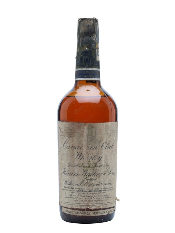 Canadian Club Bottled 1930 Driven Cork