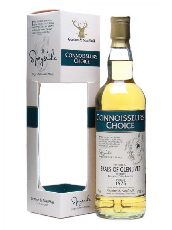 Braes of Glenlivet 1975 Connoisseurs Choice Gordon & Macphail