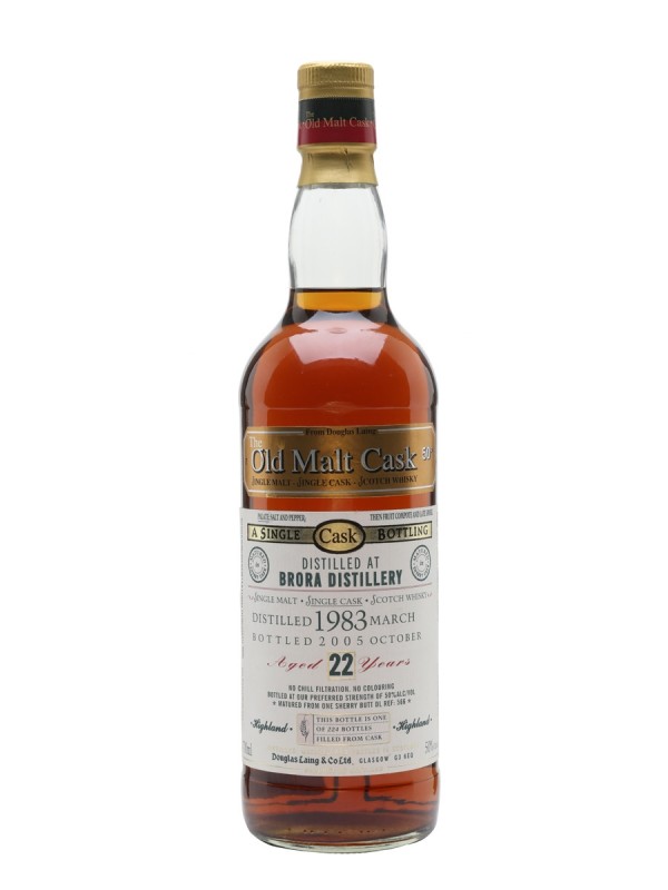 Brora 1983 22 Year Old Sherry Cask Douglas Laing Old Malt Cask