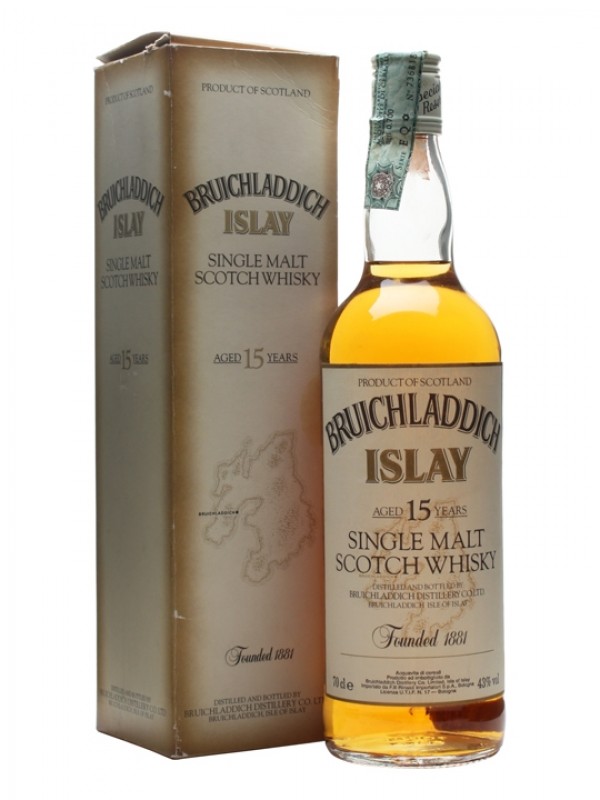 Bruichladdich 15 Year Old Cream Label