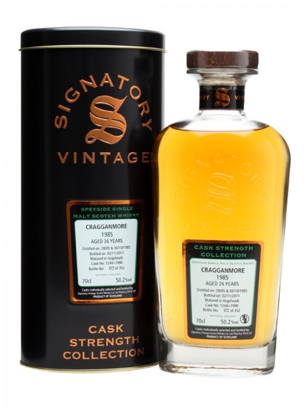 Cragganmore 1985 26 Year Old Cask Strength Collection