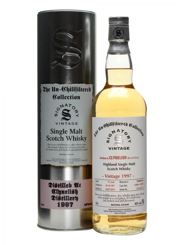 Clynelish 1997 15 Year Old Cask #12369+70 Signatory Un-Chillfiltered Collection