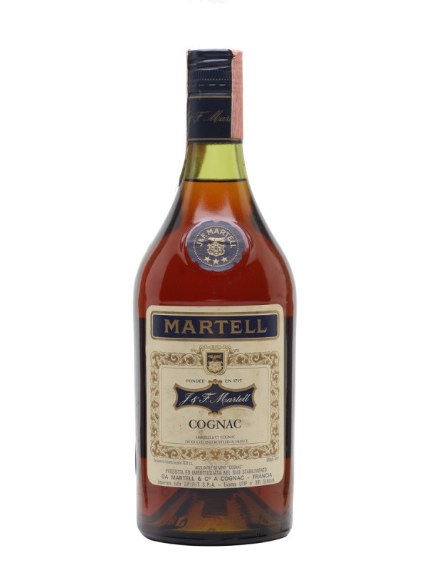 Martell 3 Star Bottled 1980s
