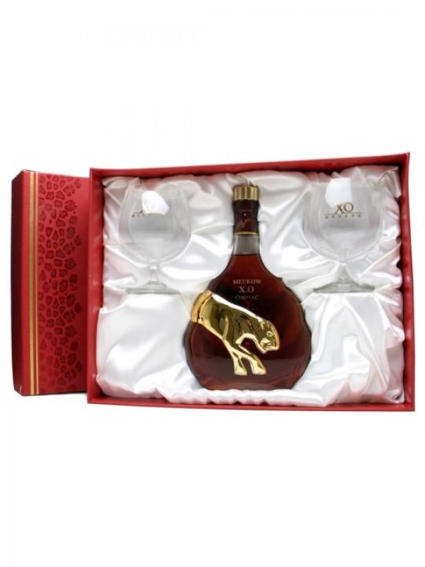 Meukow XO Cognac Gift Pack