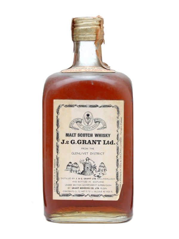 J. G. Grant Glenfarclas 12 Year Old Bottled 1980s