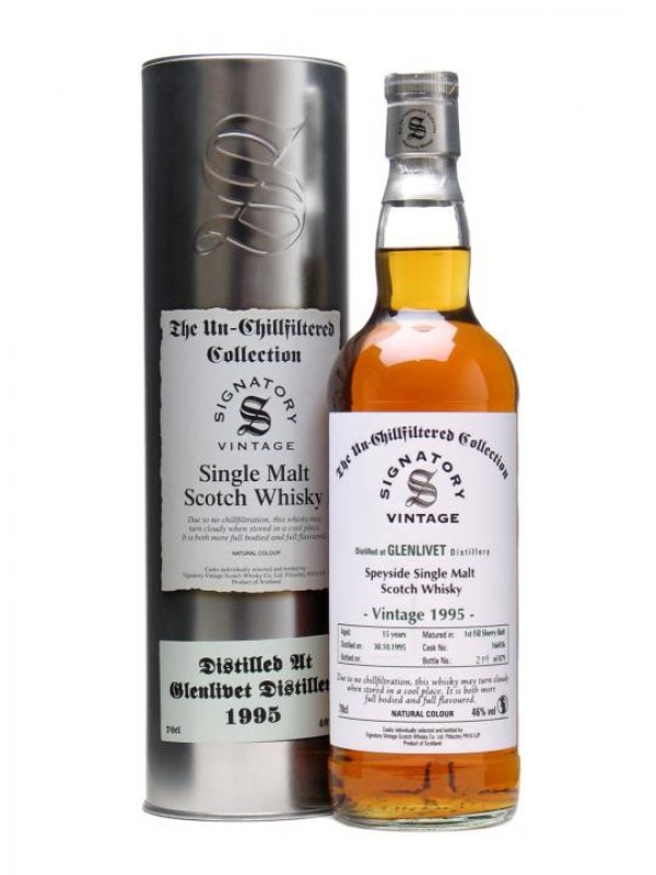 Glenlivet 1995 15 Year Old Sherry Butt Signatory