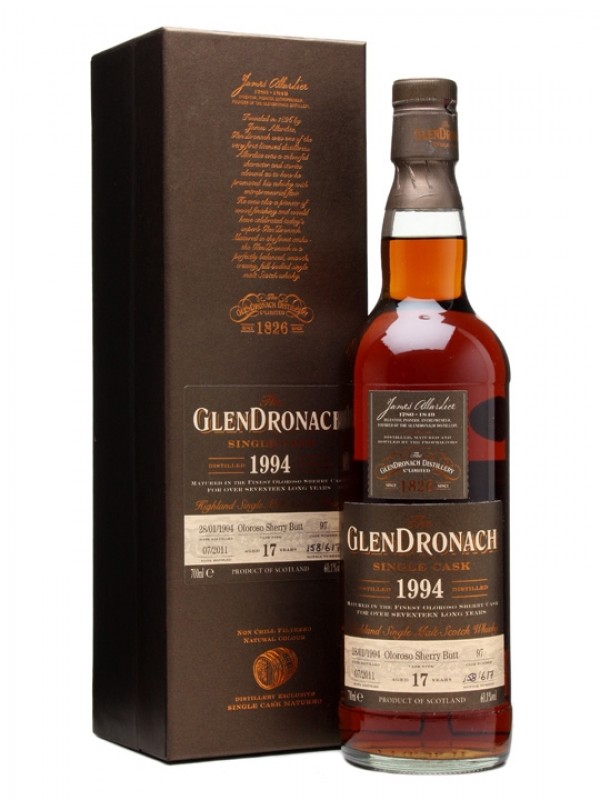 Glendronach 1994 17 Year Old Oloroso Butt #97