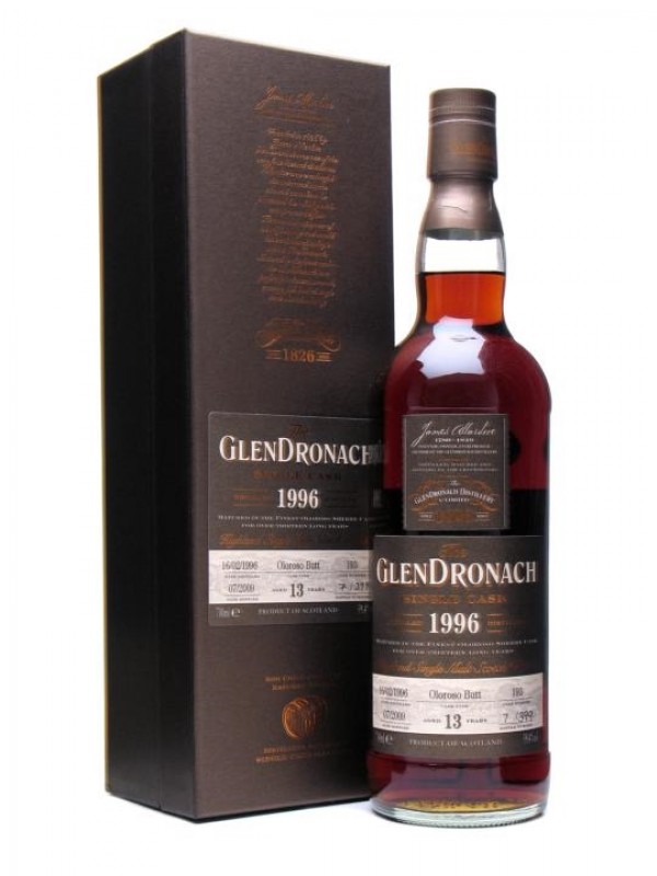 Glendronach 1996 13 Year Old Oloroso Sherry Butt OB