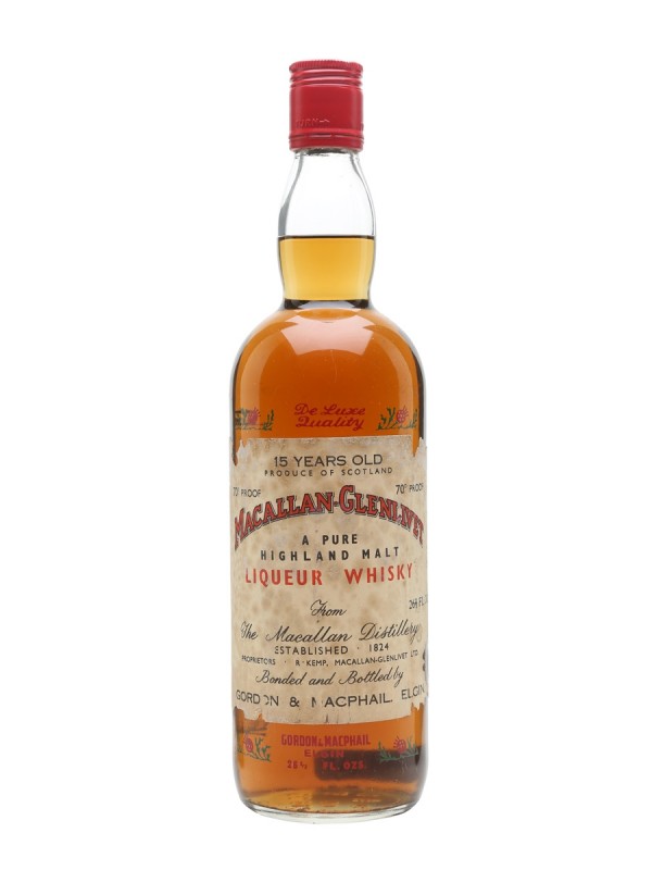 Macallan Glenlivet 15 Year Old Liqueur Whisky Gordon & Macphail