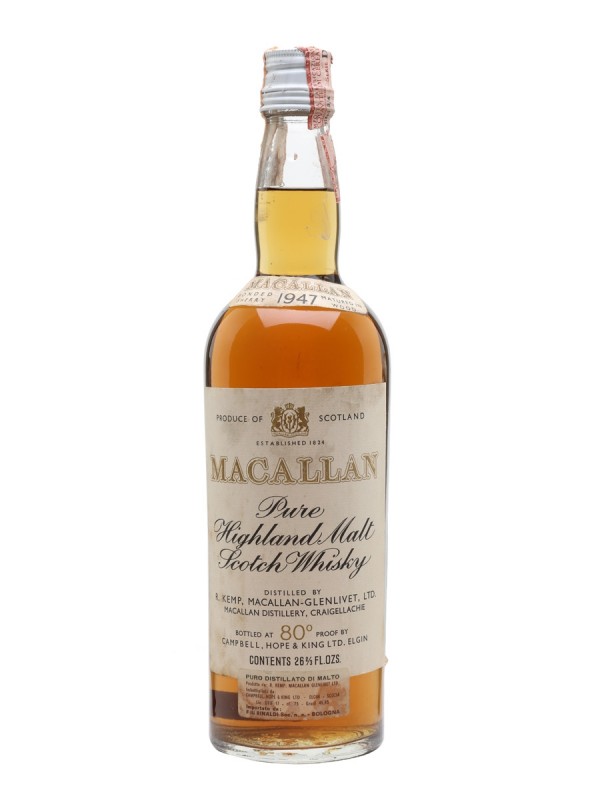 Macallan 1947 Securo Cap Bottled 1960's