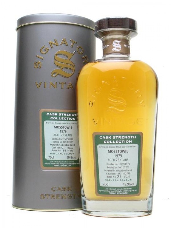 Mosstowie 1979 28 Year Old Signatory Cask Strength Collection