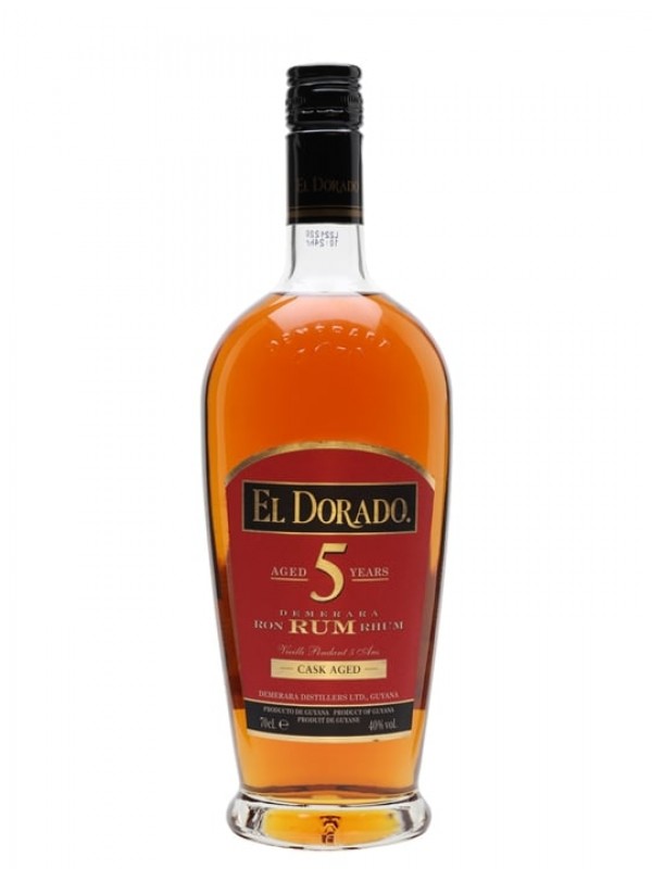 El Dorado 5 Year Old Gold Rum Single Modernist Rum